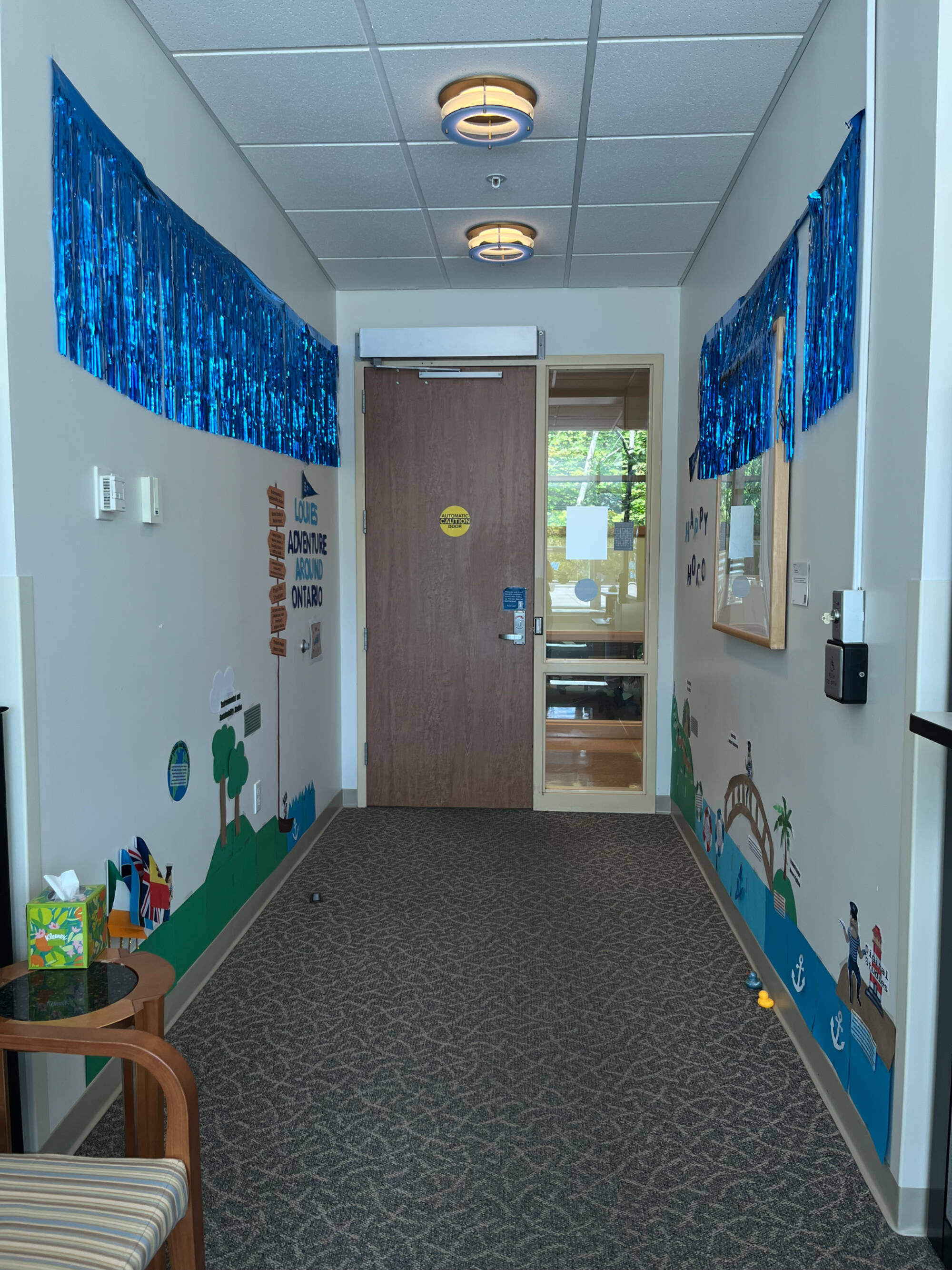 Photo of homecoming decorations